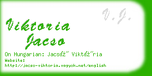 viktoria jacso business card